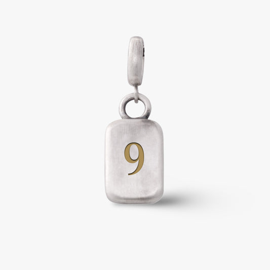 Numerology Pendant No9 - Golden Horn