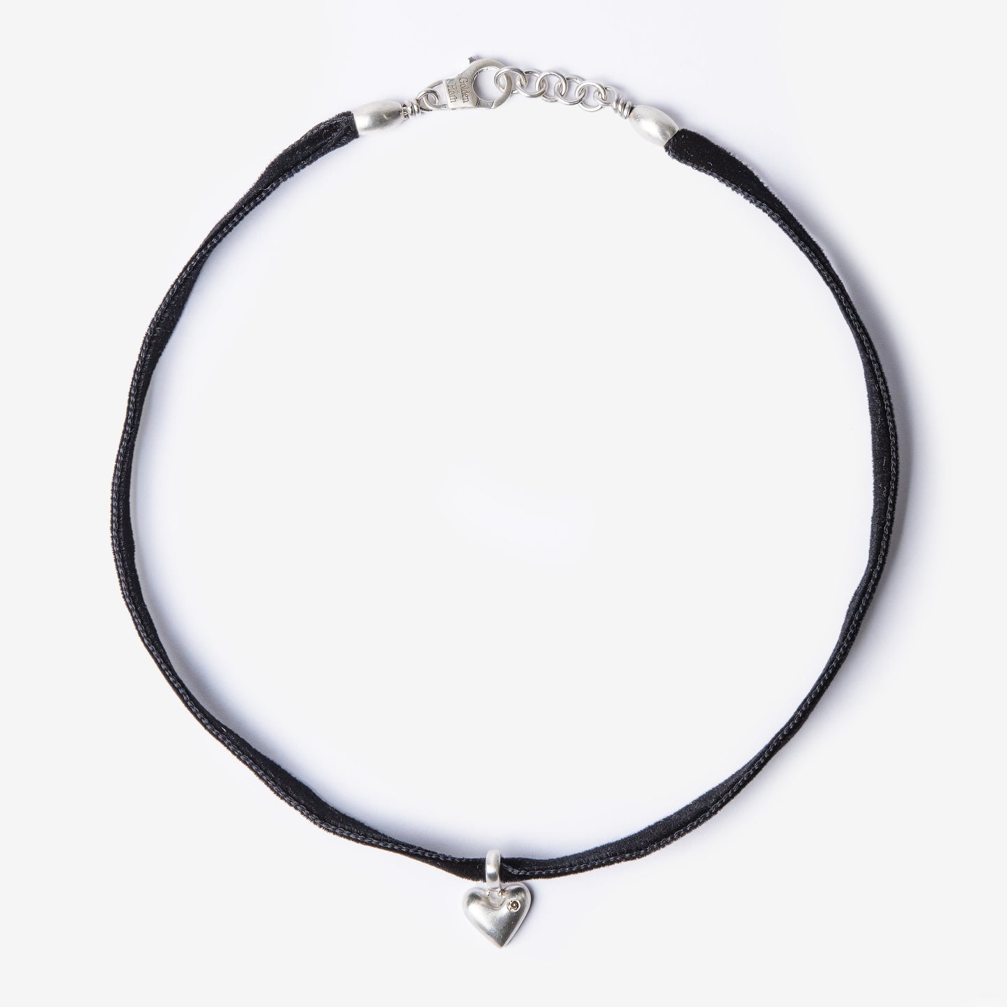 Black Velvet Choker Necklace-Golden Horn Jewellery