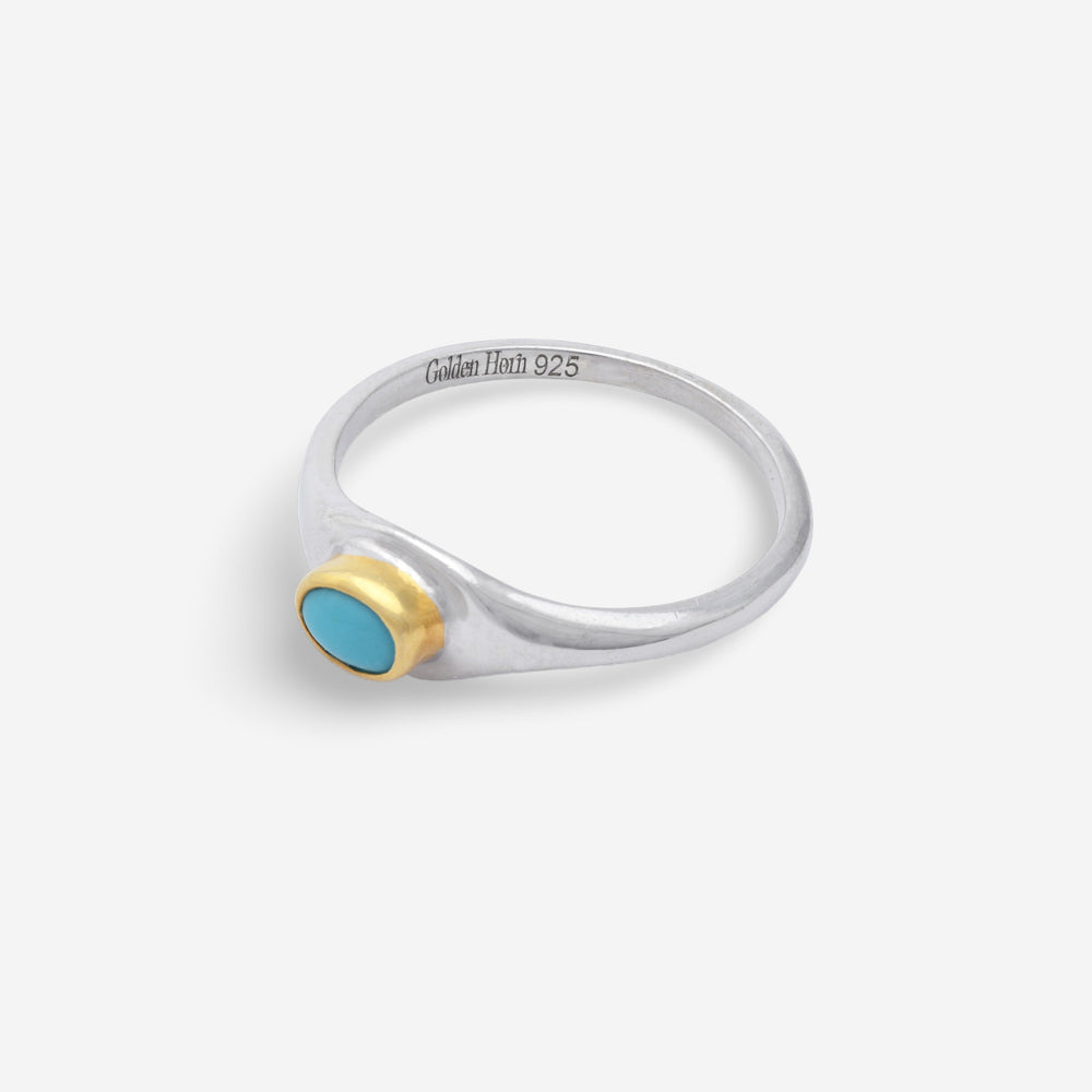 December Turquoise Birthstone Ring-Glden Horn Jewellery