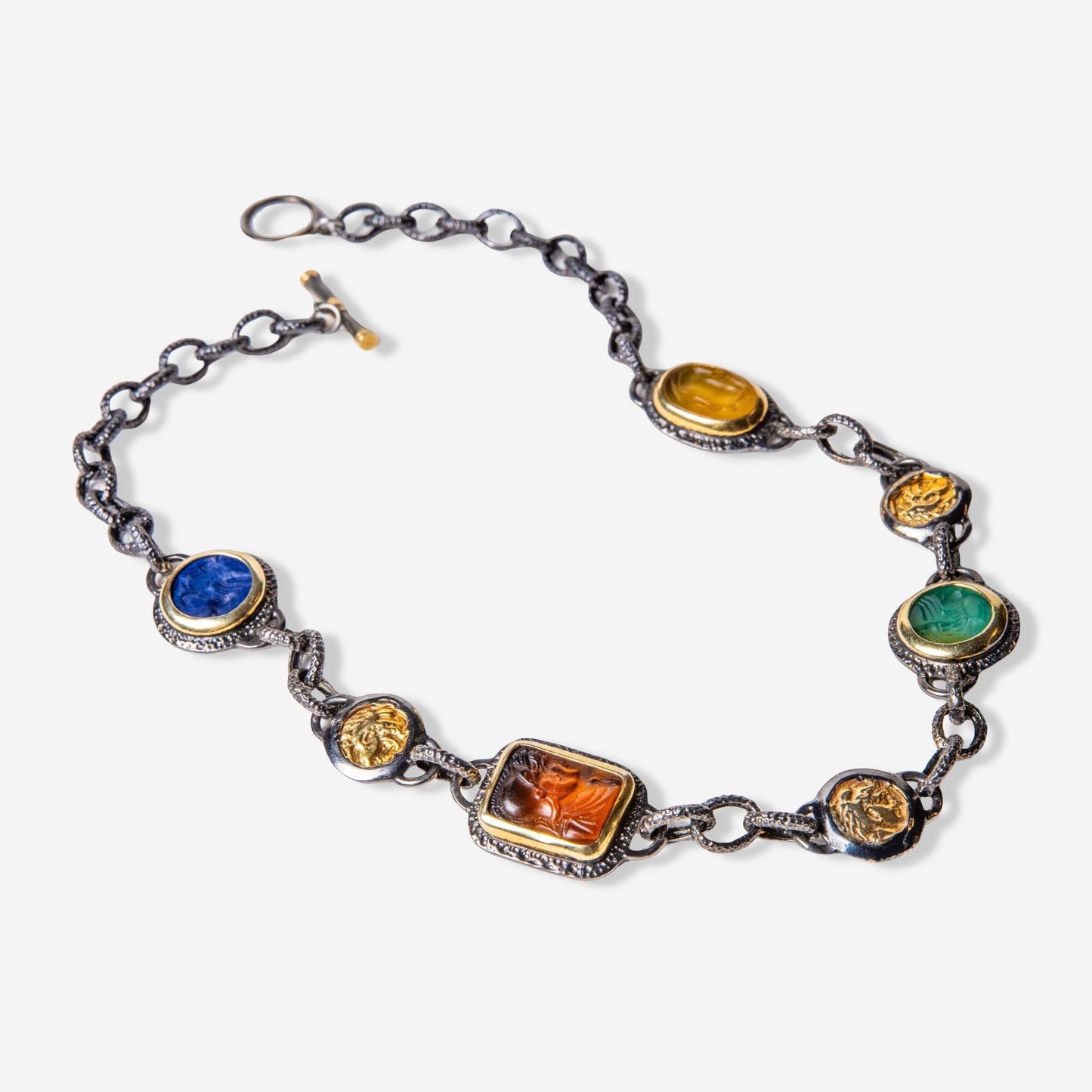 Eternal Multi Gemstone Necklace-Golden Horn Jewellery