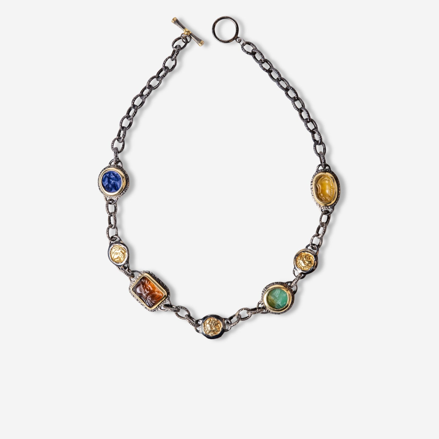 Eternal Multi Gemstone Necklace-Golden Horn Jewellery