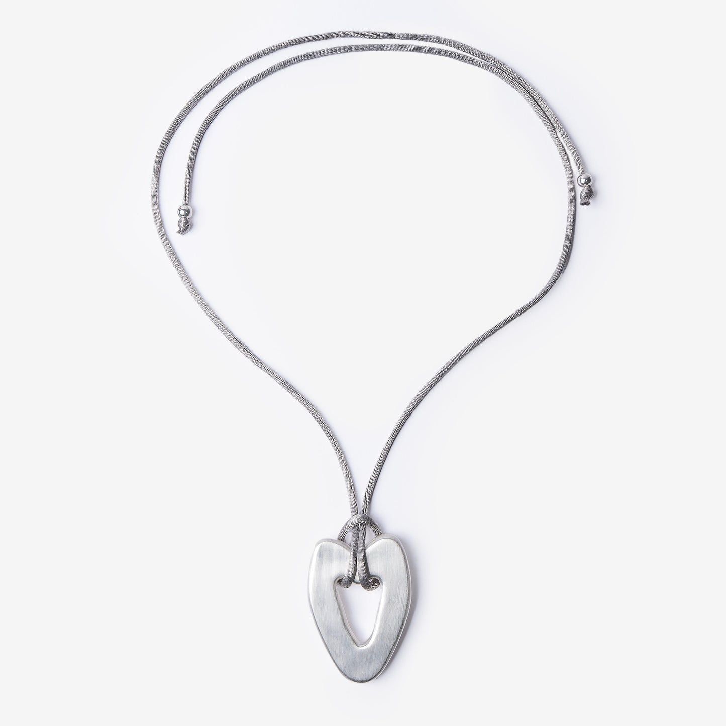 Fluent Heart Silver Pendant-Golden Horn Jewellery