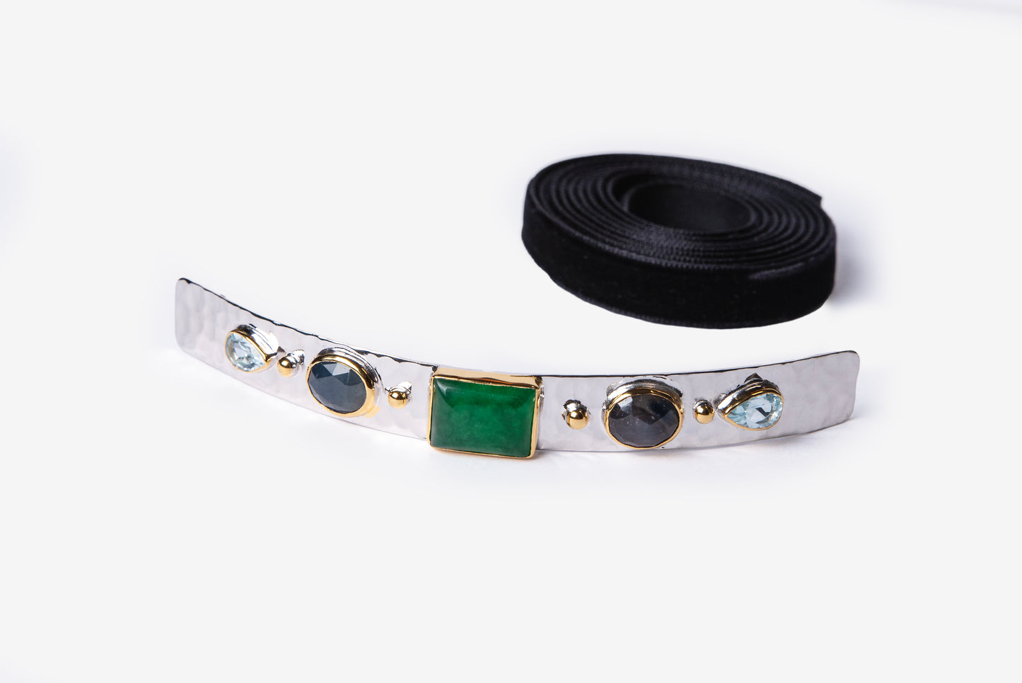 Helen Jade Gemstones Choker-Golden Horn Jewellery