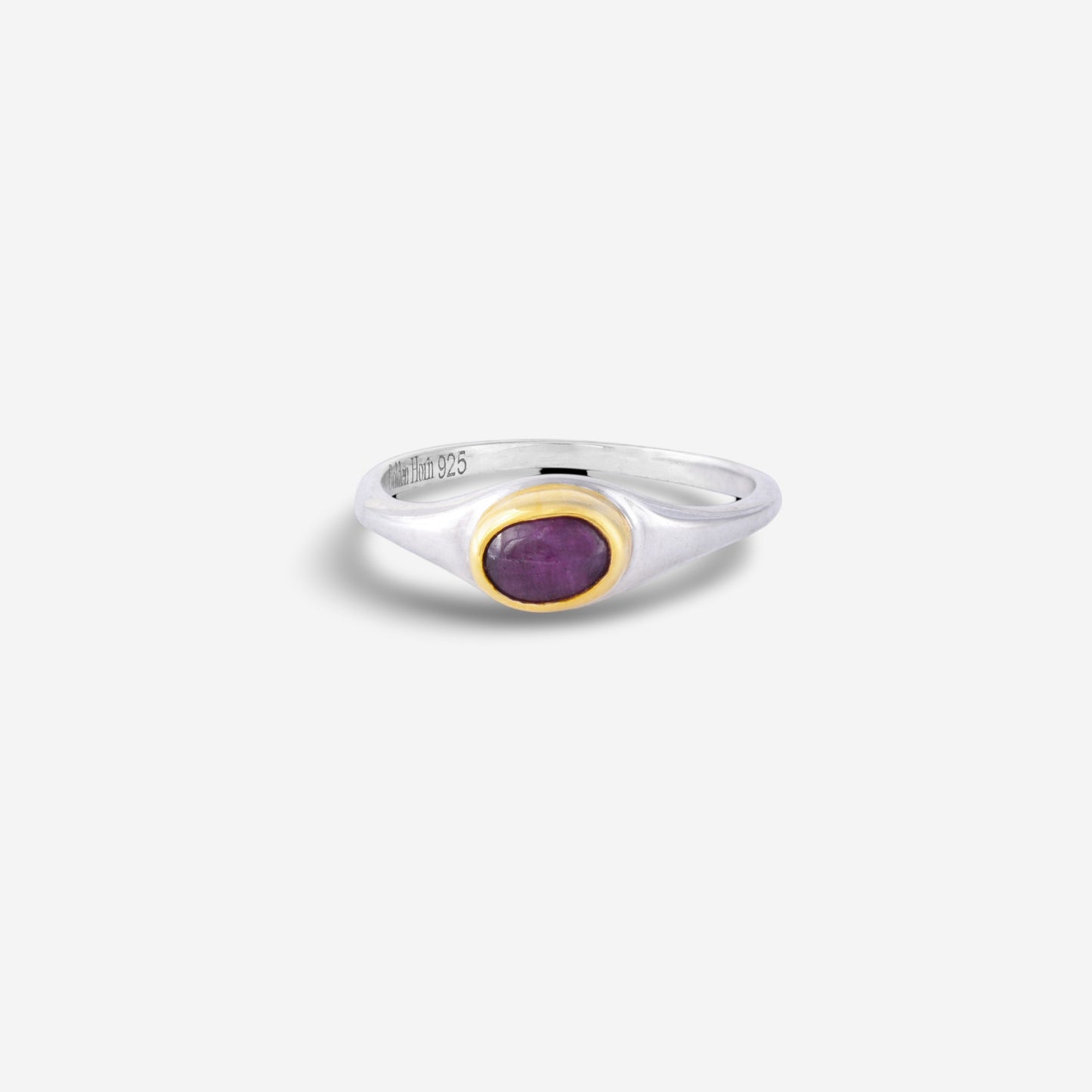 July Ruby Birthstone Ring-olden Horn Jewellery