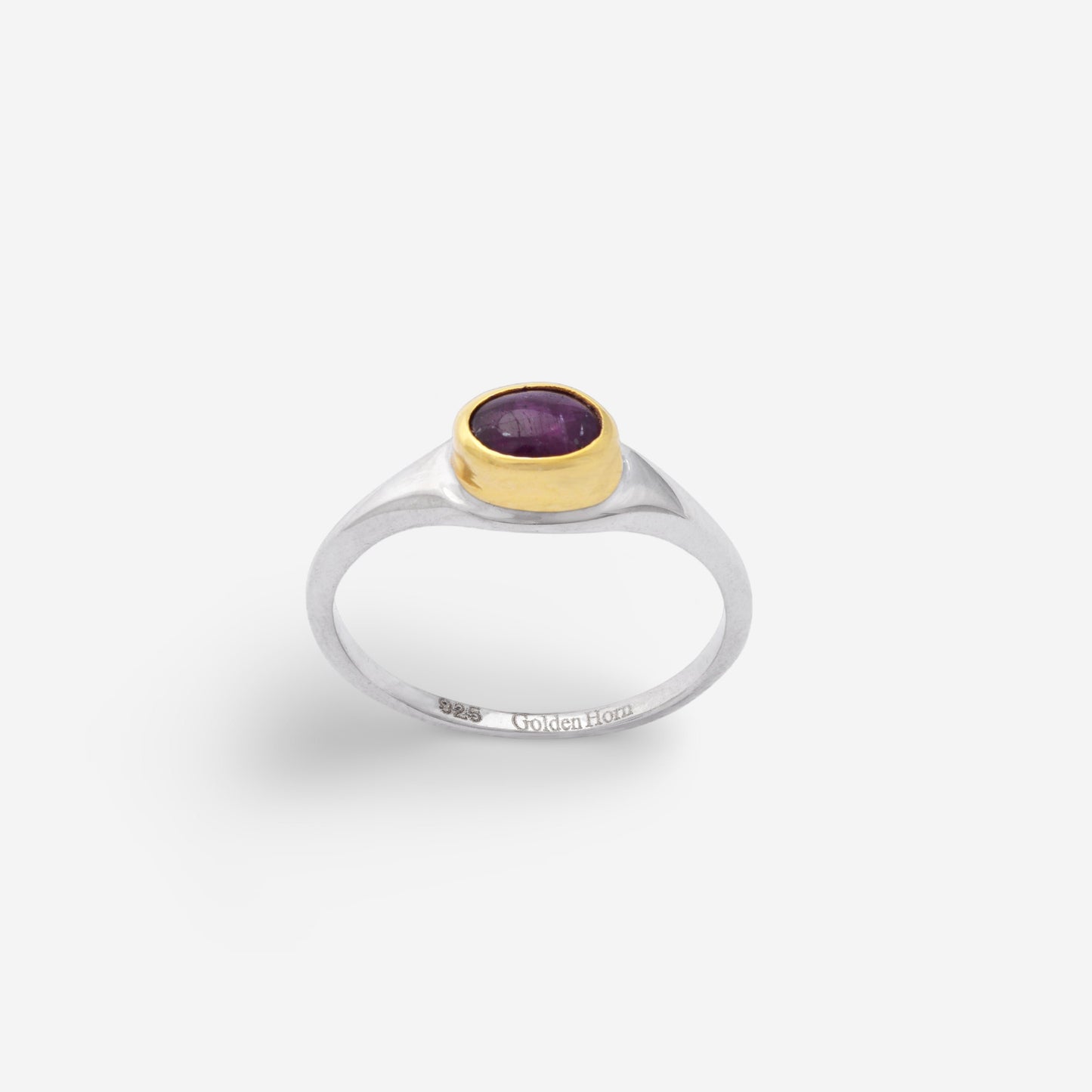 July Ruby Birthstone Ring-Golden Horn Jewellery