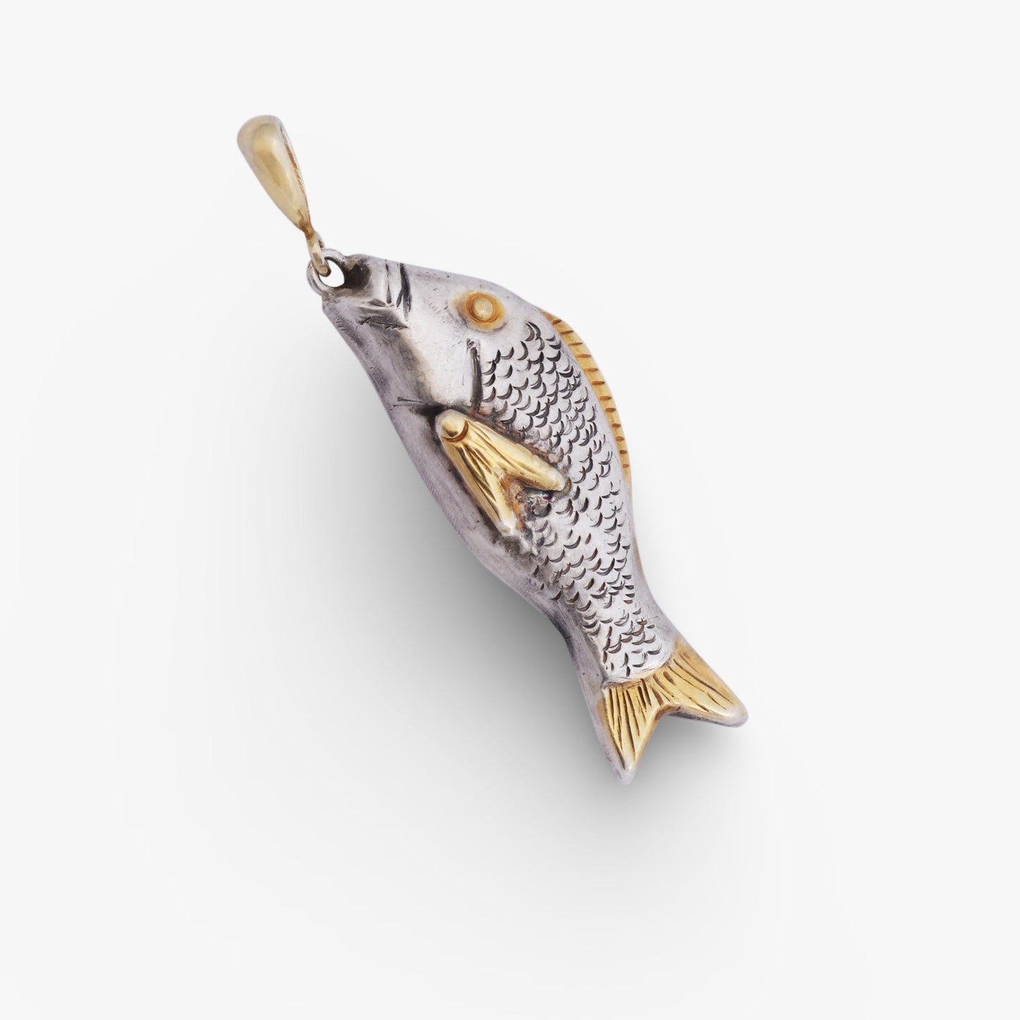 Lucky Fish Pendant - Golden Horn Jewellery