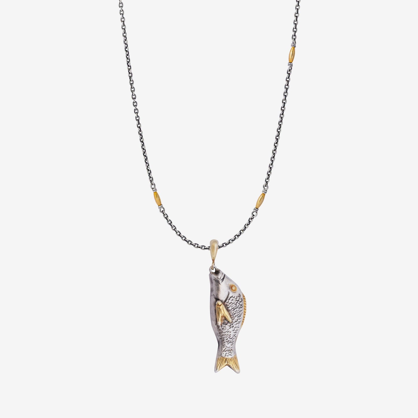 Lucky Fish Pendant - Golden Horn Jewellery