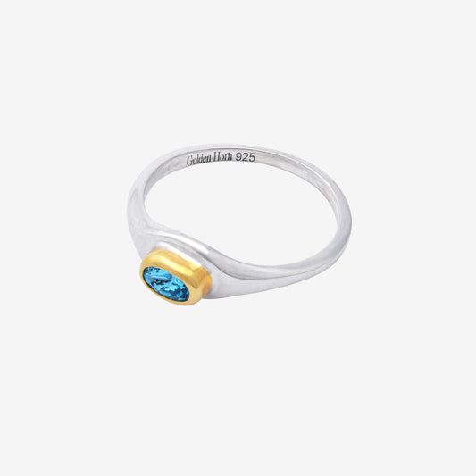 March Birthstone Ring  Aquamarine