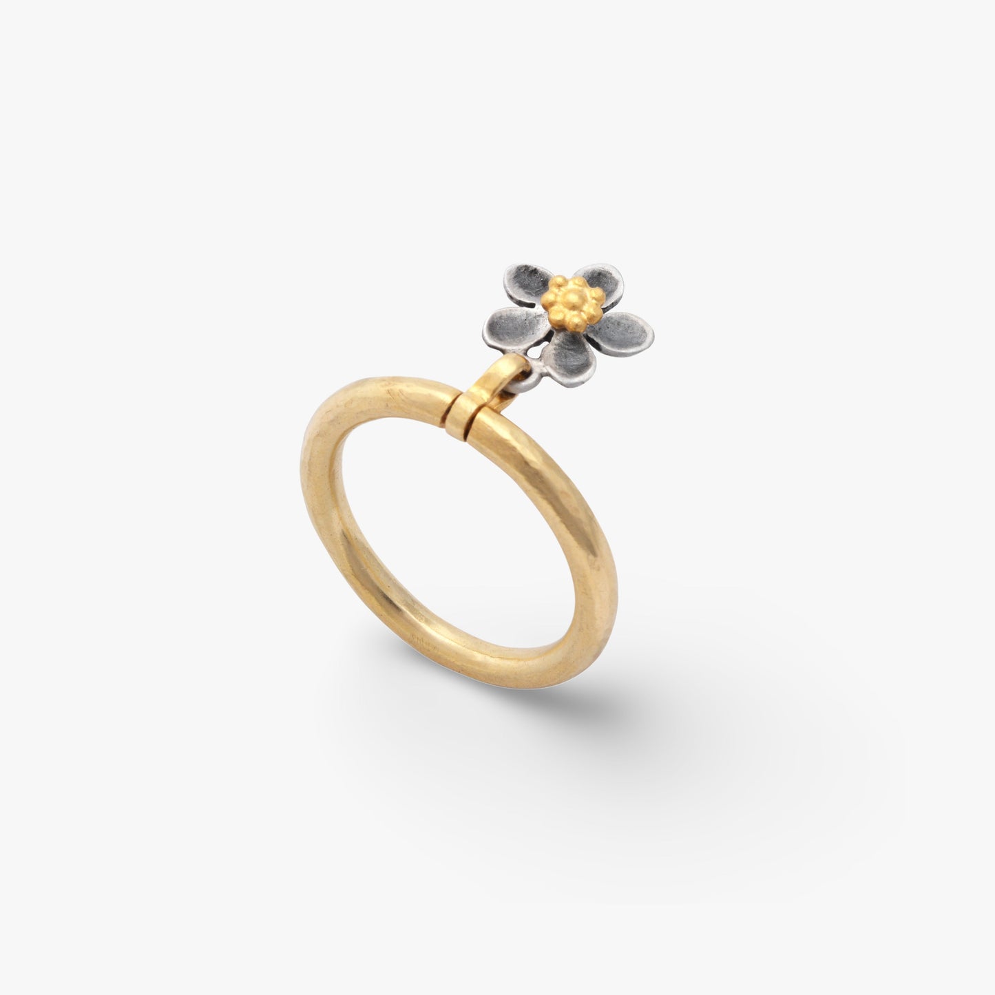 Mini Flower Ring - Golden Horn Jewellery