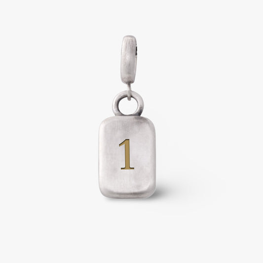 Number 1  Numerology Pendant- Golden Horn Jewellery