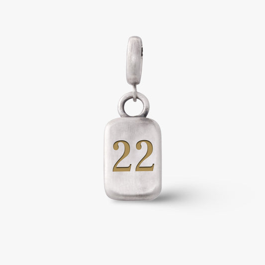 Number 22 Numerology Pendant- Golden Horn Jewellery