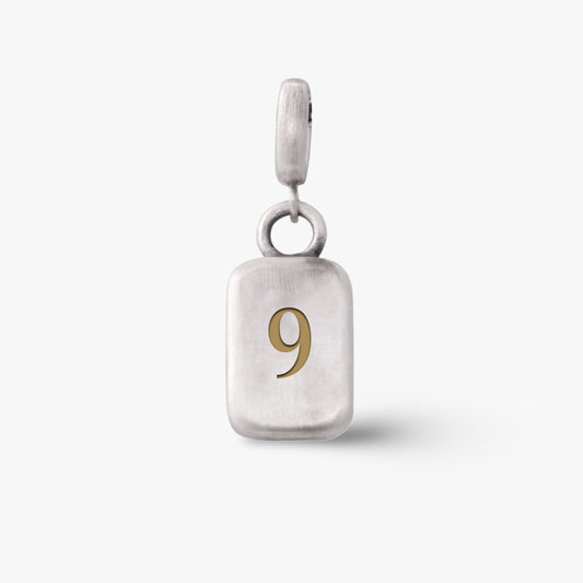 Number 9 Numerology Pendant - Golden Horn Jewellery