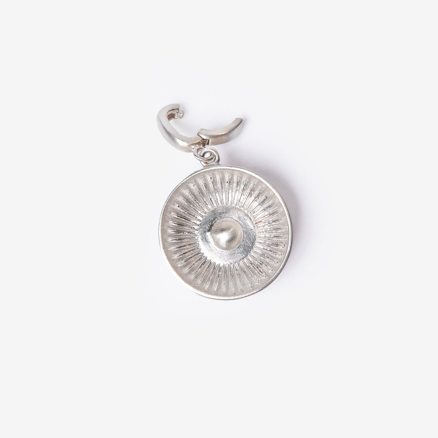 Patera Bowl Charm Clip-On Silver Pendant-Golden Horn Jewellery