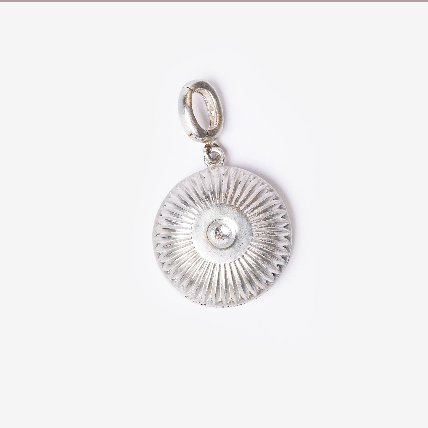 Patera Bowl Charm Clip-On Silver Pendant-Golden Horn Jewellery