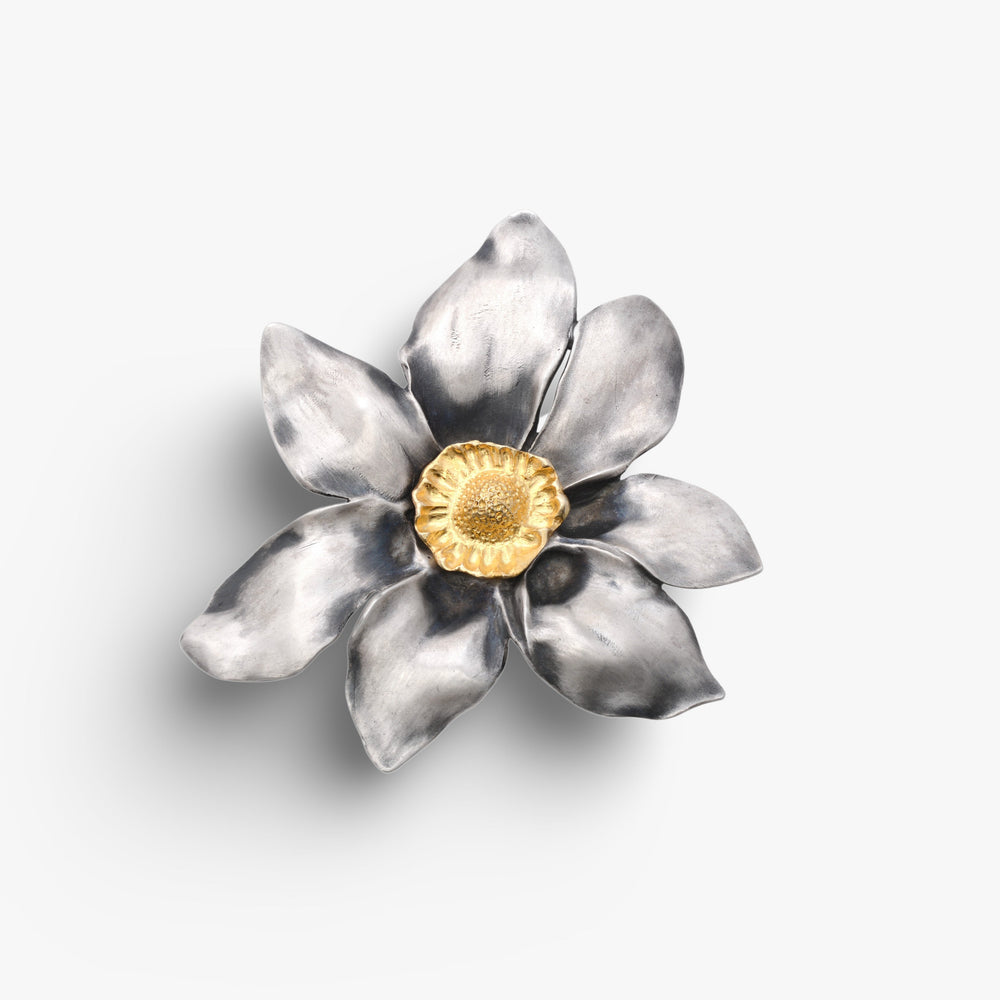 Queen Flower Silver Pendant- Golden Horn Jewellery