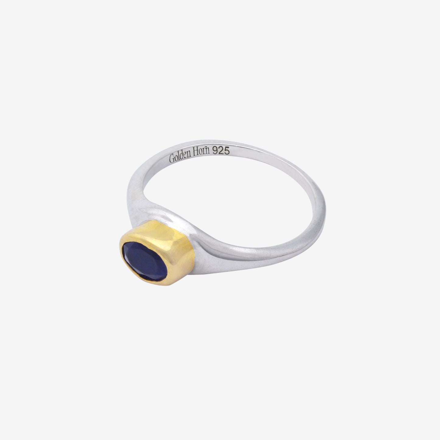 September Sapphire Birthstone Ring-Golden Horn Jewellery