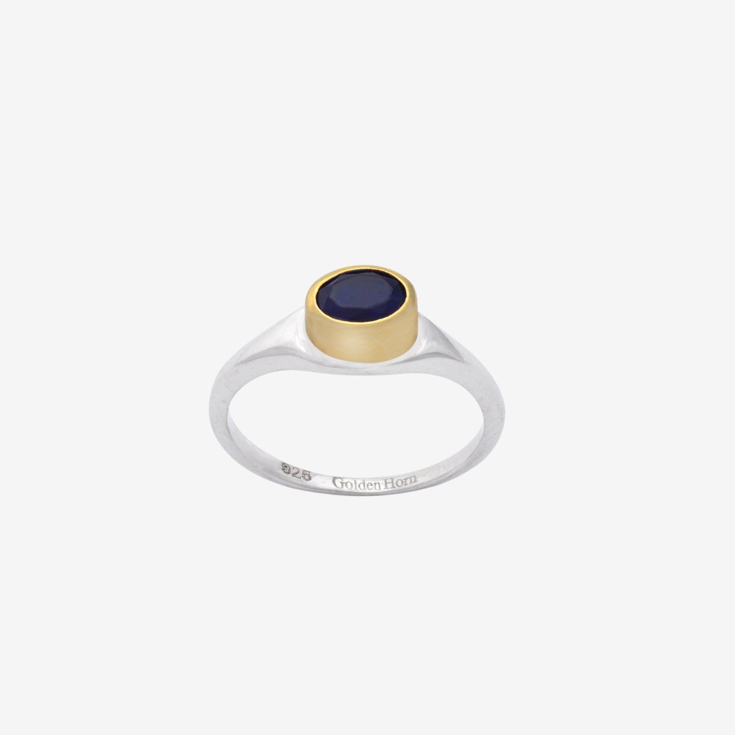 September Sapphire Birthstone Ring-Golden Horn Jewellery