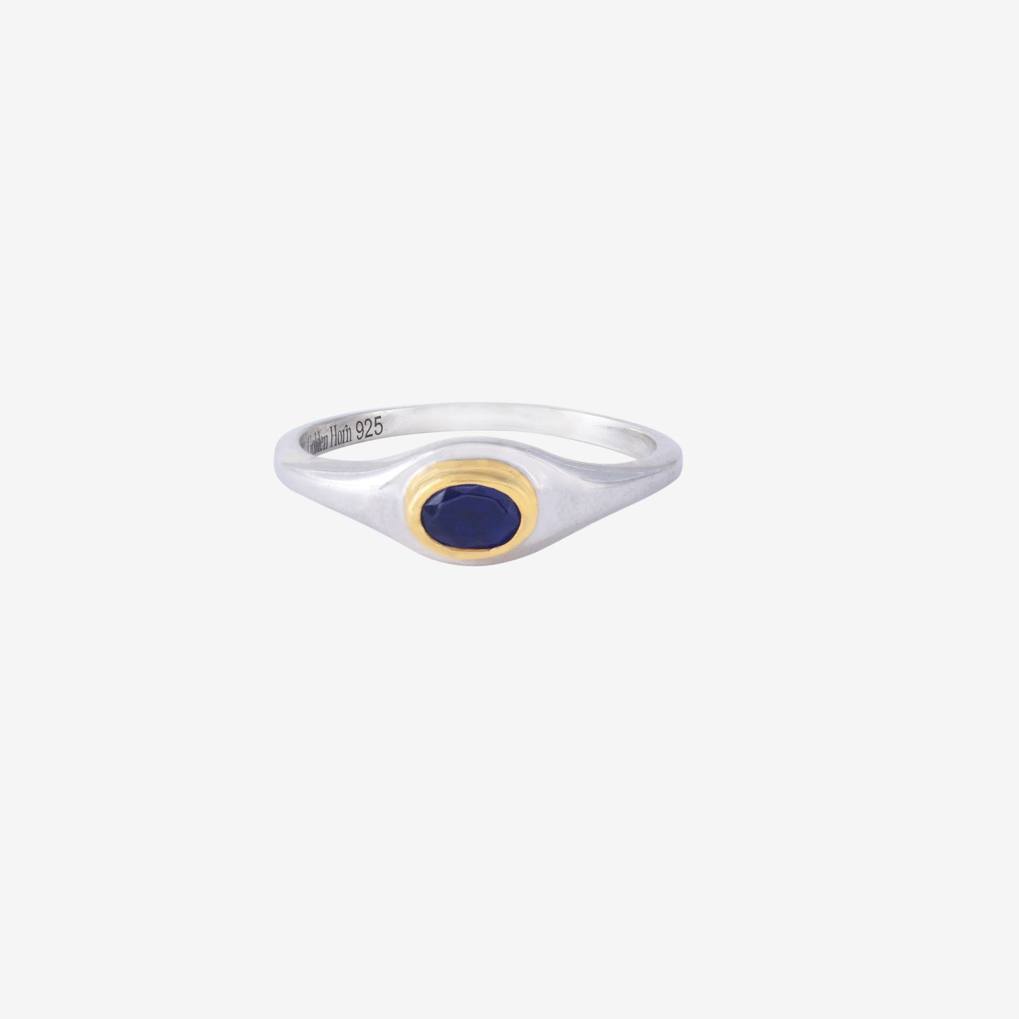 September Sapphire Birthstone Ring-Golden Horn Jewellery