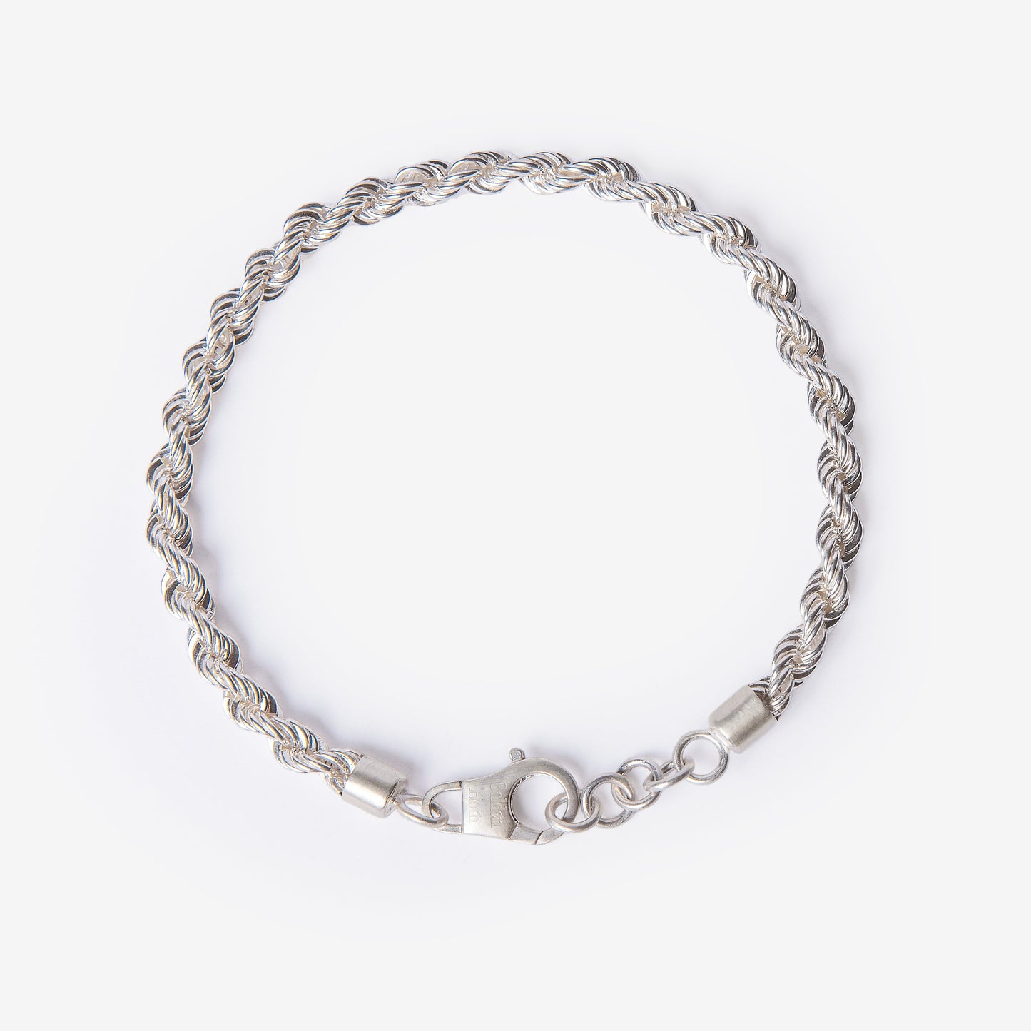 Silver Rope Chain Bracelet-Golden Horn Jewellery