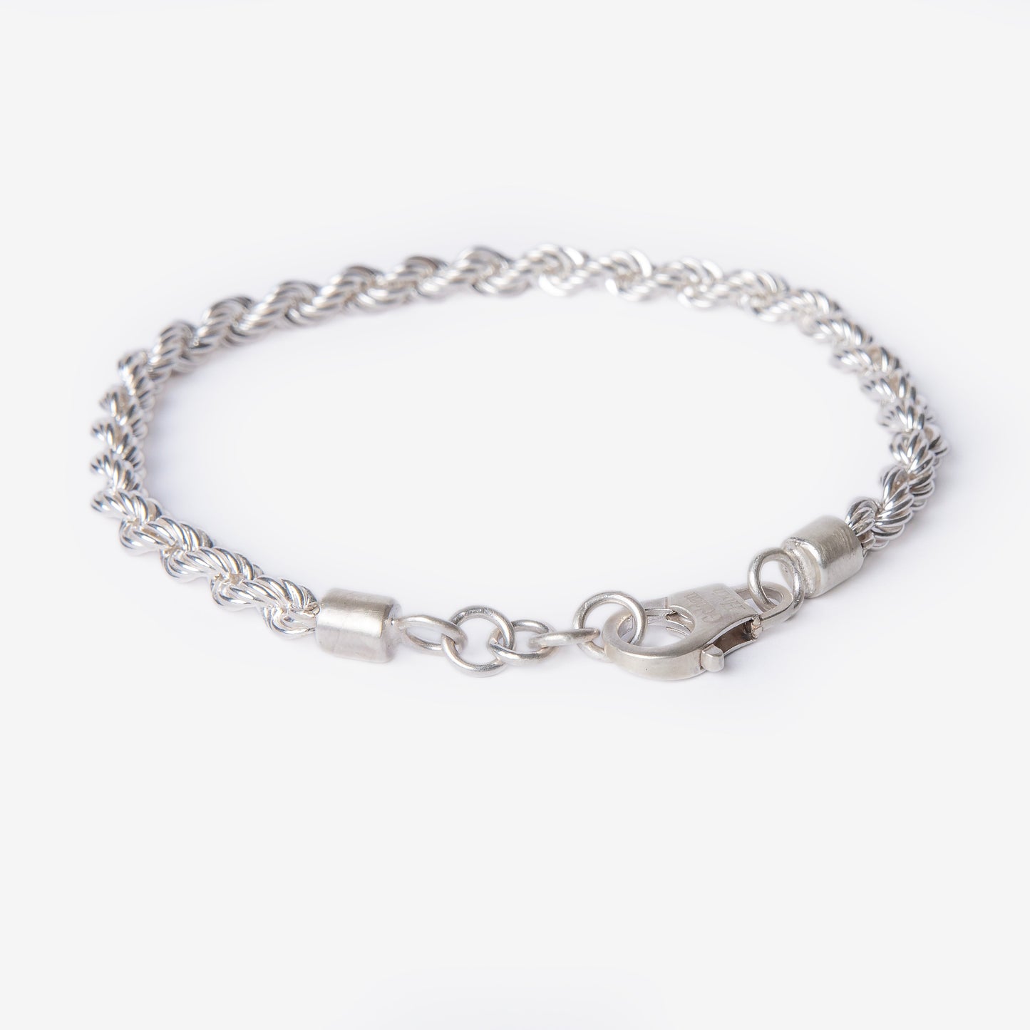 Silver Rope Chain Bracelet-Golden Horn Jewellery