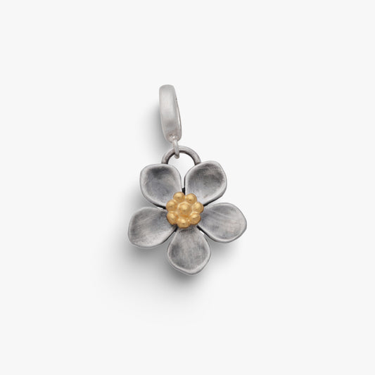 Spring Flower Clip-On Pendant - Golden Horn