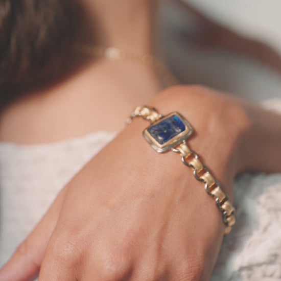 Innocent Blue Duchess Ring- Golden Horn Jewellery